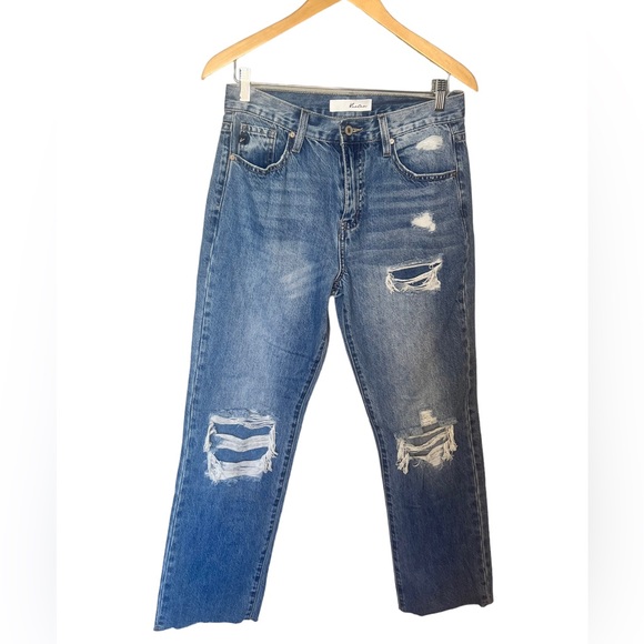 KanCan Denim - KanCan Cropped Ankle Straight Leg Jeans